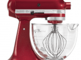 KitchenAid KSM150PSER Artisan Tilt-Head Stand Mixer with Pouring Shield, 5-Quart, Empire Red