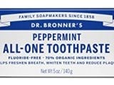 Dr. Bronner Peppermint Toothpaste. Natural Toothpaste with Organic Ingredients (5 Ounce)