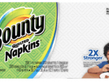 Bounty Quilted White Paper Napkins – 200 ct